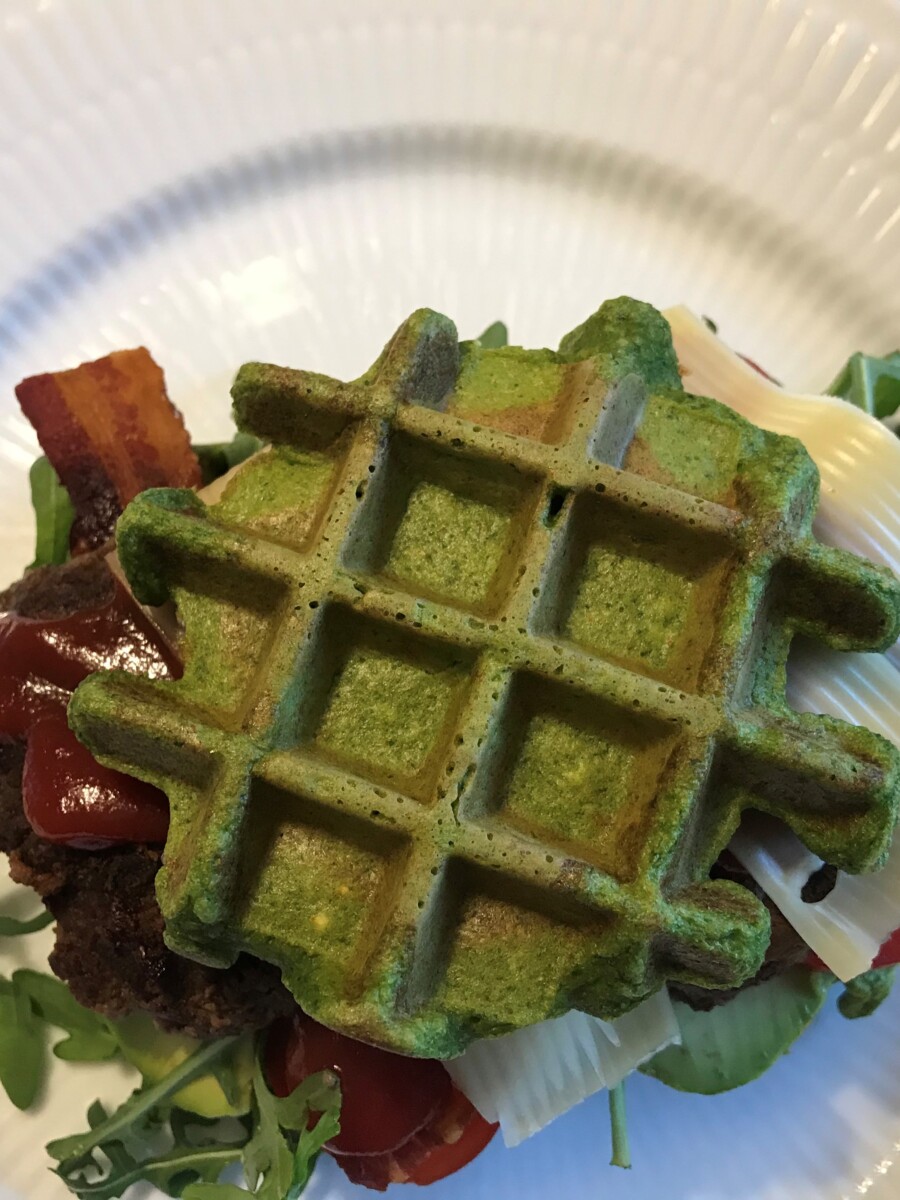 Tripple Green Waffles Low FODMAP