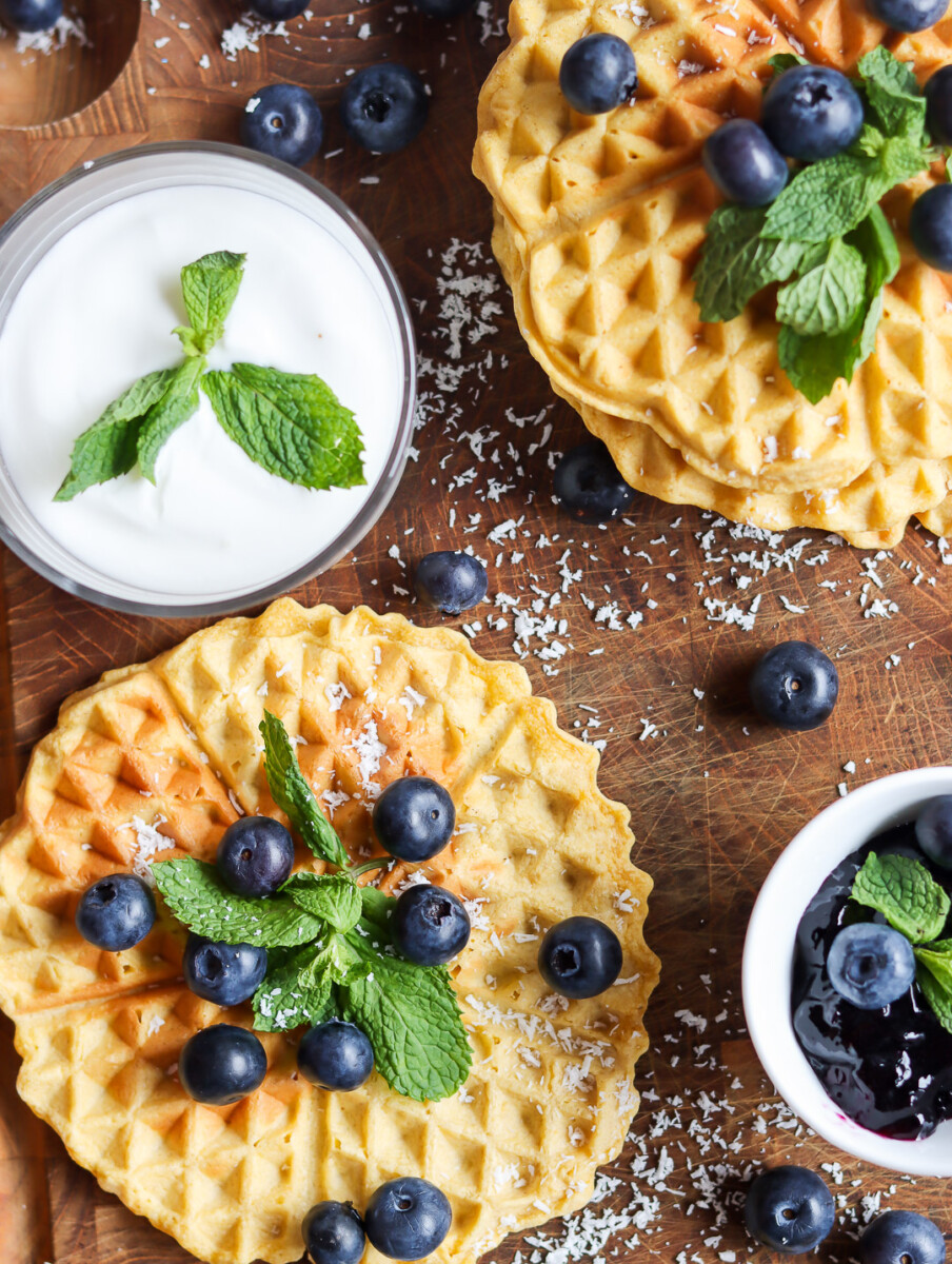 Gluten-Free Coconut Waffles