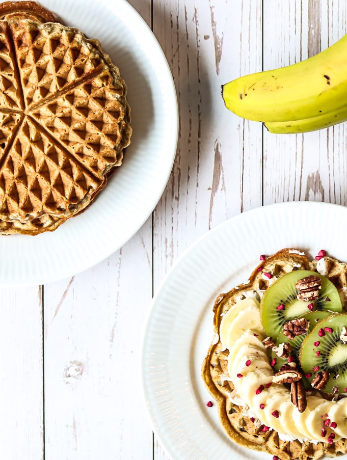 Banana Waffles (Gluten-Free & Low FODMAP)