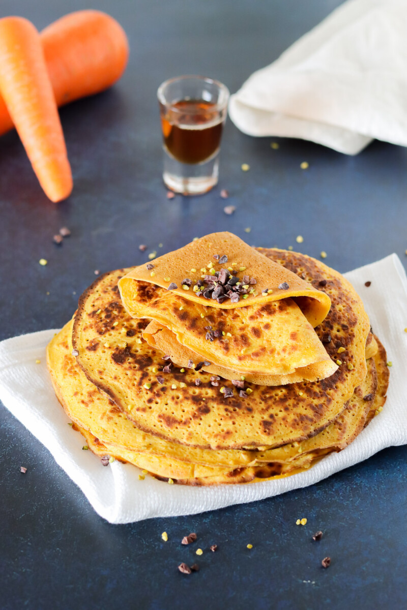 Carrot Pancakes (Gluten-Free &Low FODMAP)