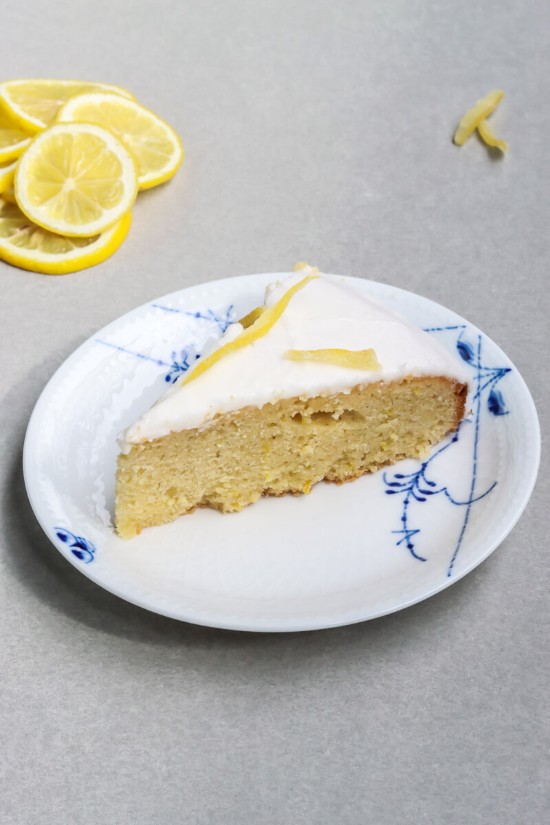 Danish Lemon Moon Cake (Low FODMAP & Gluten-Free)