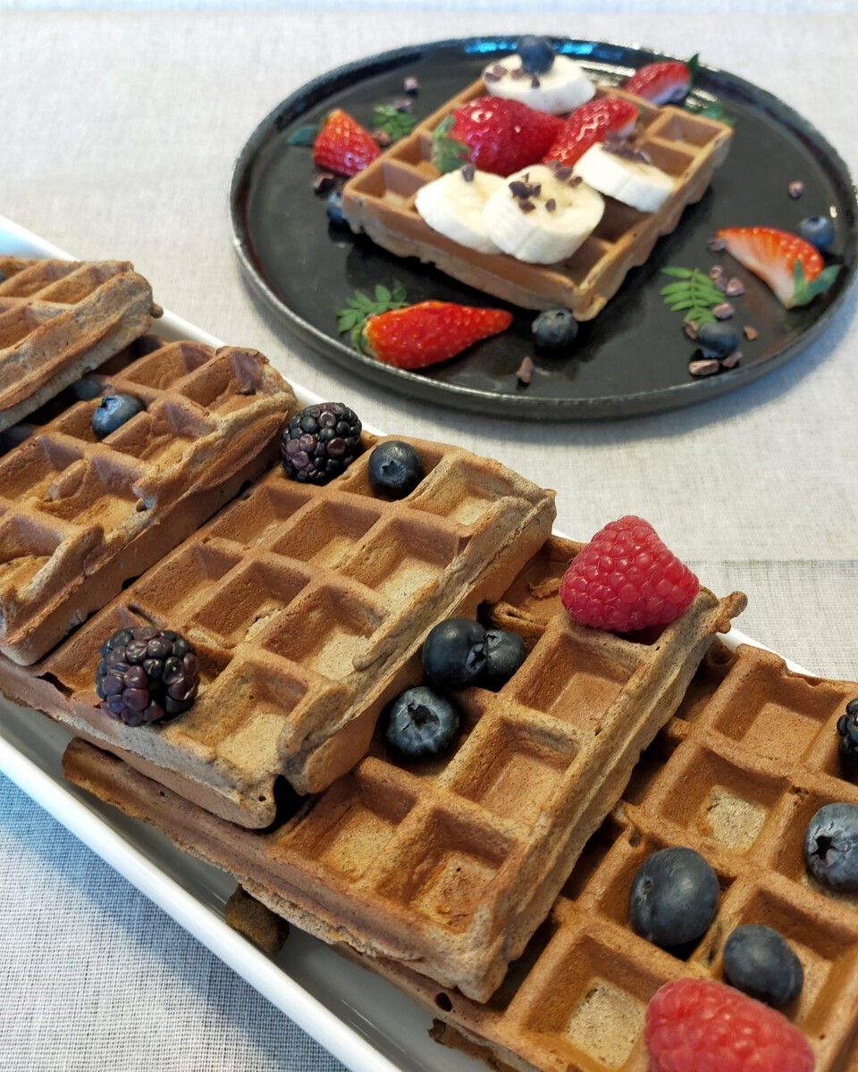 Belgian Waffles With Buckwheat (Gluten-Free & Low FODMAP)