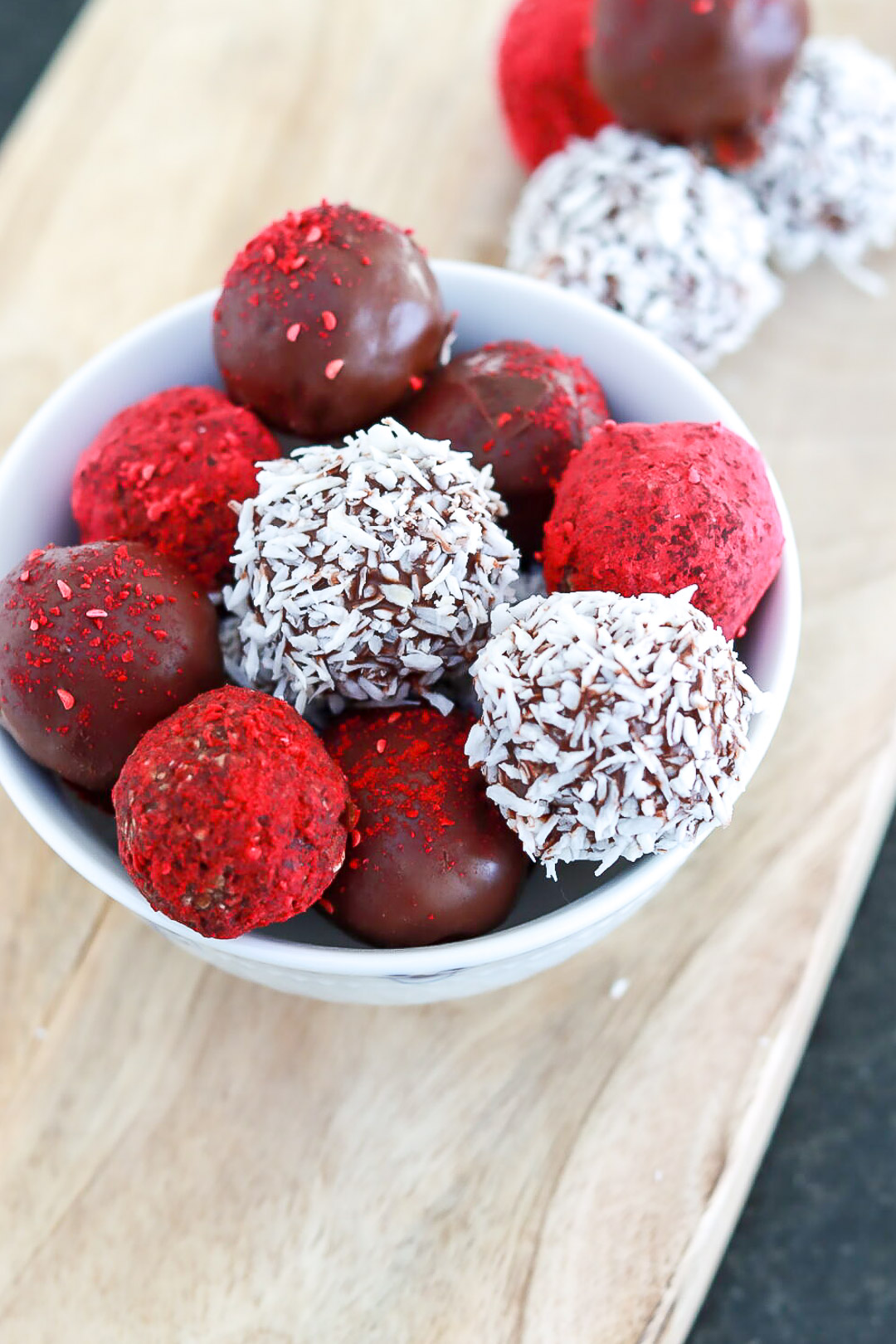 Cacao Balls Coated In Chocolate