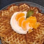 Glutenfri risengrødsvafler med appelsin og mascarpone – sprøde vafler uden tilsat sukker